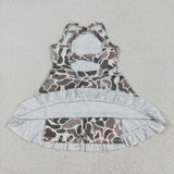 GSD2311 Hunting Camo Yoga Girl's Dress Onesie