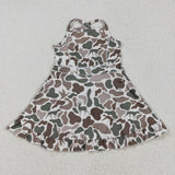 GSD2311 Hunting Camo Yoga Girl's Dress Onesie
