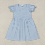 GSD2316 Blue Ruffles Cute Girl's Dress