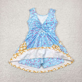 GSD2380 Summer Ice cream Yoga Girl's Dress Onesie