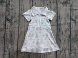 GSD2410 Golf Cart Yoga Zipper Girl's Dress Onesie