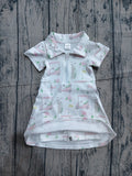 GSD2410 Golf Cart Yoga Zipper Girl's Dress Onesie