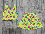 Preorder Samples GSD2520 Ice cream Bows Yoga Girls Skorts Set