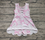 Preorder Samples GSD2572 Coquette Bows Cute Pink Yoga Girl's Dress Onesie