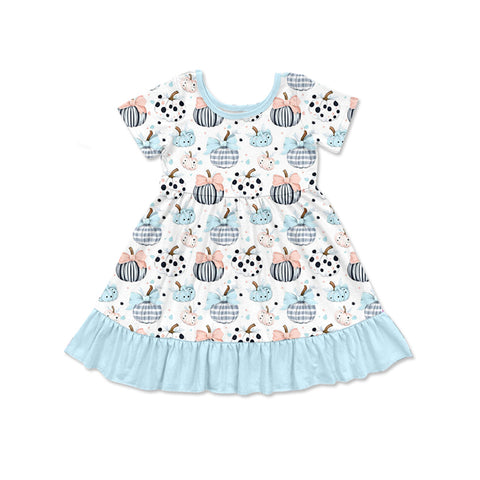 Preorder 05.30 GSD2579 Pumpkin Sky Blue Girl's Dress