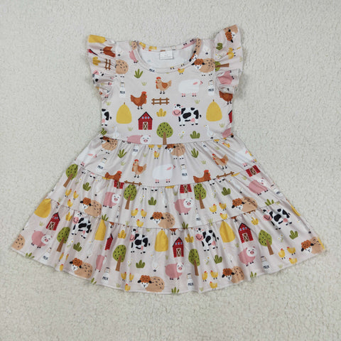 GSD2595 Farm Animal Girl's Dress
