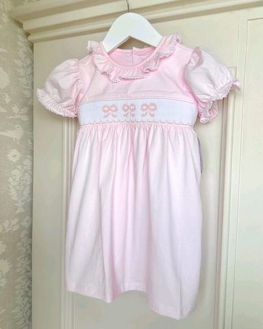 Preorder 07.20 GSD2718 Bows Pink Cute Girl's Dress