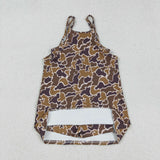 GSD2722 Hunting Camo Tennis Athletic Yoga Girl's Dress