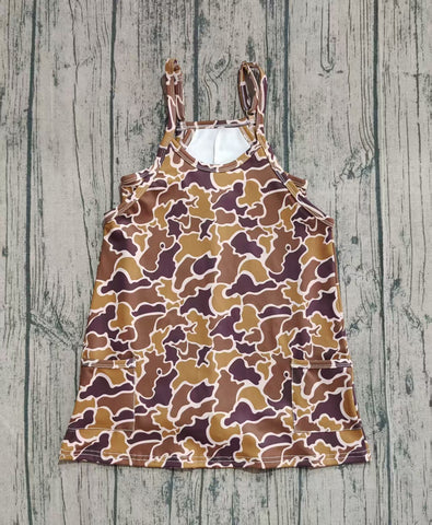 Preorder Samples GSD2722 Hunting Camo Tennis Athletic Yoga Girl's Dress