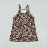 GSD2722 Hunting Camo Tennis Athletic Yoga Girl's Dress
