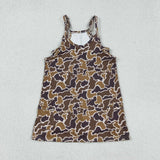 GSD2722 Hunting Camo Tennis Athletic Yoga Girl's Dress