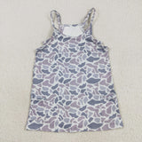 GSD2733,GSD2723 Hunting Camo Mommy and me Athletic Dress Styles