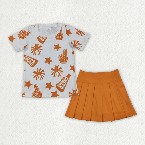 GSD2732 Game Day Cheer Active Pleated Tennis Girls Skorts Set