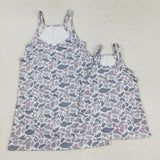 GSD2733,GSD2723 Hunting Camo Mommy and me Athletic Dress Styles