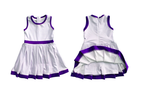 Preorder 08.11 Athletic Pleated Tennis Sports Yoga Girl's Dress Onesie