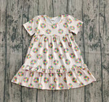 Preorder Samples GSD2838 Mardi Gras Dounts Girl's Dress (12-18M to 7-8T)