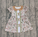 Preorder Samples GSD2852 Embroidery Easter Rabbit Camo Girl's Dress