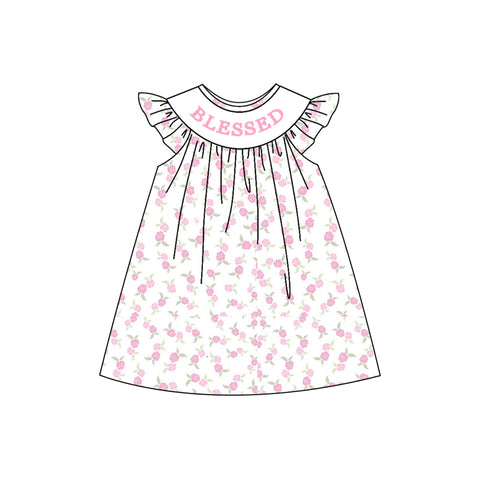 Preorder 10.21 MOQ 5 pcs GSD2856 Blessed Flower Girl's Dress