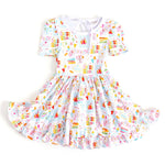 Preorder 10.23 MOQ 5 pcs GSD2873 Happy Place Best Day Ever Girl's Dress