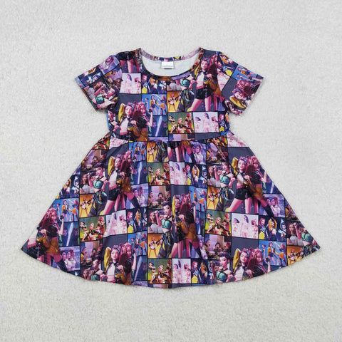 GSD2918 KPopCartoon Hot Pink Girl's Dress