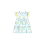 Preorder 11.20 MOQ 5 pcs GSD2932 Flower Bows Ruffles Girl's Dress