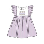 Preorder 11.24 MOQ 5 pcs GSD2960 Easter Bunny Rabbit Girl's Dress
