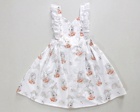 Preorder 11.25 MOQ 5 pcs Easter Rabbit Girl's Dress