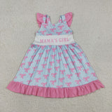 GSD2980 MAMA'S Girl Bows Girl's Dress