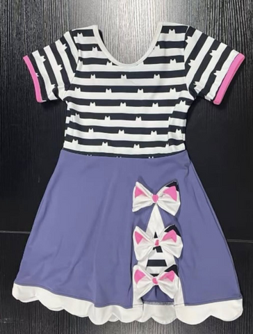 Preorder 11.30 MOQ 5 pcs GSD2983 Bows Girl's Dress