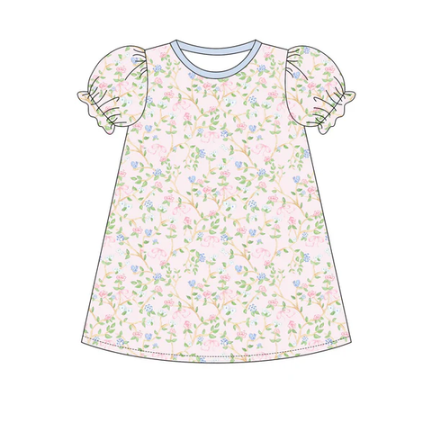 Preorder 12.01 MOQ 5 pcs GSD3000 Flower Floral Girl's Dress