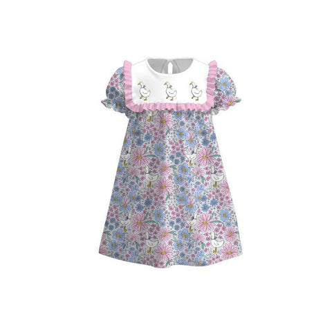 Preorder 12.05 MOQ 5 pcs GSD3041 Goose Flower Girl's Dress