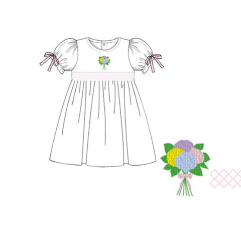 Preorder 12.14 MOQ 5 pcs Bouquet Flower Girl's Dress