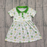 Preorder Samples GSD3141 Golf Cart Green Girl's Dress