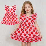 GSD3510 Back To School Apple Girl's Dress