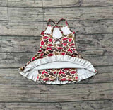 Preorder Samples GSD3587 University Team Leopard Yoga Girl's Dress Onesie