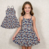 GSD3588 University Team Camo Yoga Girl's Dress Onesie