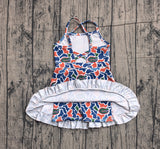 Preorder Samples GSD3589 University Team Camo Yoga Girl's Dress Onesie