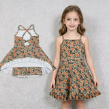 GSD3590 University Team Camo T Yoga Girl's Dress Onesie