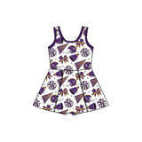 Preorder MOQ 5 pcs each style University Football Team Yoga Cheer Girl's Dress Onesie