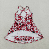 GSD3635 University Team Leopard Yoga Girl's Dress Onesie
