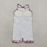 GSD3635 University Team Leopard Yoga Girl's Dress Onesie