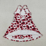 GSD3636 University Team Leopard Yoga Girl's Dress Onesie