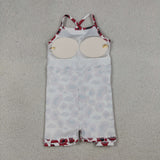 GSD3636 University Team Leopard Yoga Girl's Dress Onesie