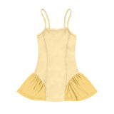 Preorder MOQ 5 pcs Each Solid Color Tulle Yoga Girl's Slip Dress