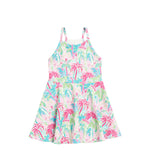 Preorder Samples GSD3708 Summer Coconut Trees Grove Yoga Girl's Dress Onesie
