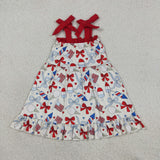 GSD3723 4th of July USA Flag Ice Cream Girl's Dress