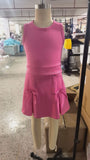 Preorder Samples GSD3758 Solid Color Bows Pink Yoga Girls Skorts Set
