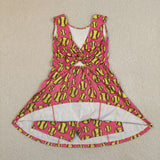 GSD3800 Softball Yoga Girl's Dress Onesie