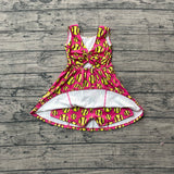 Preorder Samples GSD3800 Softball Yoga Girl's Dress Onesie