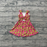 Preorder Samples GSD3800 Softball Yoga Girl's Dress Onesie